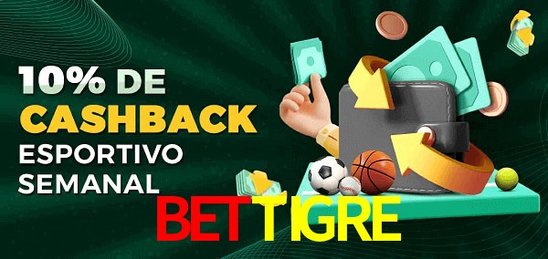 10% de bônus de cashback na BETTIGRE