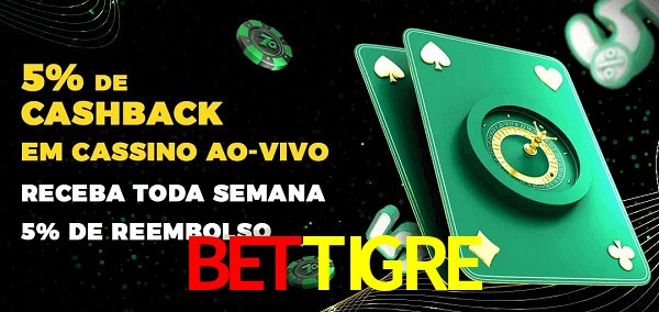 Promoções do cassino ao Vivo BETTIGRE
